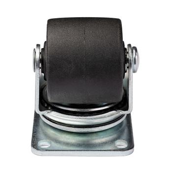 STARTECH heavy duty castors for server cabinets - 4 pieces universal M6 replacement swivel castors 45x75mm sample steel/ plastic (RKCASTER2)