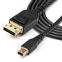 STARTECH StarTech.com 2m VESA Certified 8K 60Hz HBR3 HDR Mini DisplayPort to DisplayPort 1.4 Cable (DP14MDPMM2MB)