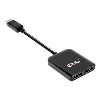 CLUB 3D DP 1.4 TO 1xDP and 1xHDMI SUPPORTS UP TO 2x4K60HZ - USB POWERED (CSV-7220)