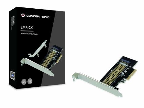 CONCEPTRONIC EMRICK M.2 NVMe SSD PCIe Adapter (EMRICK05B)