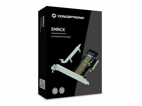 CONCEPTRONIC EMRICK M.2 NVMe SSD PCIe Adapter (EMRICK05B)