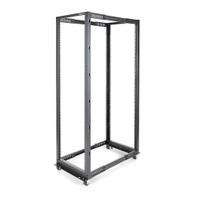 StarTech 42U 19" Open Frame Server Rack, 4 Post Adjustable Depth 23-41" Mobile, Free Standing Rolling Network/Computer Equipment Data Rack, Dell PowerEdge, HP ProLiant ThinkServer - Adjustable Server Rack (4PO