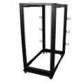 25U Server Rack - Open Frame Adjustable Depth 4 Post Rack