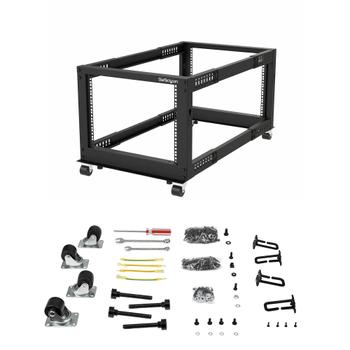 STARTECH 12U Server Rack - Open Frame Adjustable Depth 4 Post Rack (4POSTRACK12U)