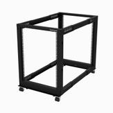 StarTech 15U 19" Open Frame Server Rack - 4 Post, Adjustable Depth 22 to 40" - Mobile Network Equipment Rack - HP ProLiant ThinkServer rack - 15U (4POSTRACK15U)