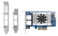 QNAP Dual-port 10GBASE-T 10GbE network expansion card Intel X710 PCIe Gen3x4 (QXG-10G2T-X710)