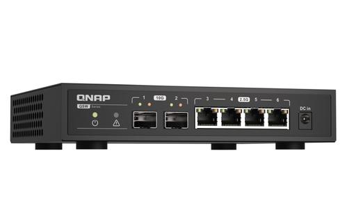 QNAP SWITCH 2 PORTS 10GBE SFP+ 5 PORTS 2.5GBE RJ45 - UNMANAGED WRLS (QSW-2104-2S)