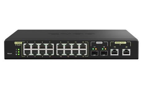 QNAP QSW-M2116P-2T2S - switch - 20 porter - Styrt - rackmonterbar (QSW-M2116P-2T2S)