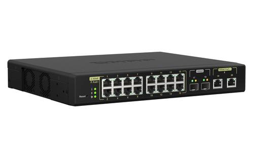 QNAP WEB MANAGED SWITCH 16 PORTS 2.5GBERJ45 WITH POE 802.3AT 30W WRLS (QSW-M2116P-2T2S)