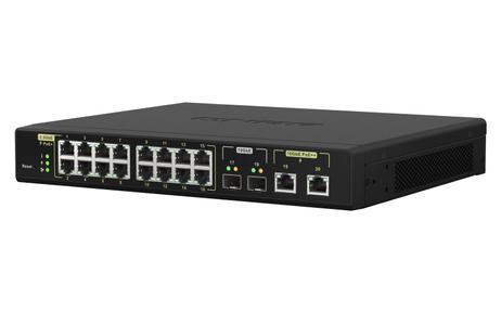 QNAP QSW-M2116P-2T2S - switch - 20 porter - Styrt - rackmonterbar (QSW-M2116P-2T2S)