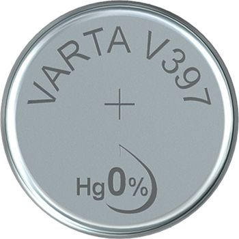 VARTA Batterie Silver Oxide, Knopfzelle,  397, 1.55V (00397 101 111)