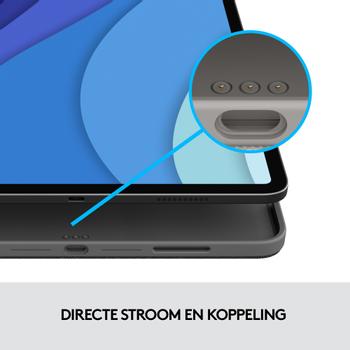 LOGITECH COMBO TOUCH IPAD PRO 11IN 1-3G OXFORD GREY - UK PERP (920-010148)