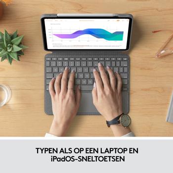 LOGITECH COMBO TOUCH IPAD PRO 11IN 1-3G OXFORD GREY - UK PERP (920-010148)