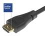 ACT 0.90 meters HDMI 4K Premium Certified Locking Cable v2.0 HDMI-A male - HDMI-A male (AK3861)