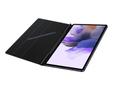 SAMSUNG Book Cover Galaxy Tab S7+ / S7 FE / Tab S8+ Black (A) (EF-BT730PBEGEU)