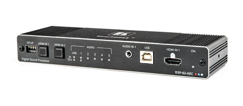 KRAMER DSP-62-AEC | 6x2 PoE Audio Matrix with DSP and AEC | HDMI Out (13-80555090)