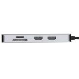 Targus dokkingstasjon - USB-C / Thunderbolt 3 - 2 x HDMI - GigE (DOCK423EU)