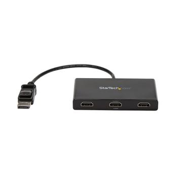 StarTech 3-Port Multi Monitor Adapter, DisplayPort 1.2 to HDMI MST Hub, Triple 1080p HDMI Monitor, Video Splitter for Extended Desktop Mode on Windows PCs Only, DP to 3x HDMI MST Hub - Multi Stream Transport ( (MSTDP123HD)