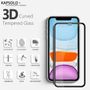 KAPSOLO Tempered GLASS Screen Protection,  curved, Ultimate, Microbial Apple iPhone SE (2016)