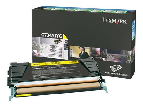 LEXMARK Toner Lexmark C734A1YG 6K gul (C734A1YG)