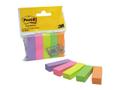 POST-IT Bokmerke POST-IT 15x50mm 5 neonfarger