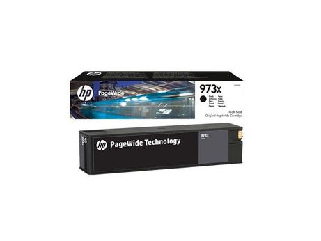 HP 973X - Høy ytelse - svart - original - PageWide - blekkpatron - for PageWide Managed MFP P57750, P55250; PageWide Pro 452, 477 (L0S07AE)