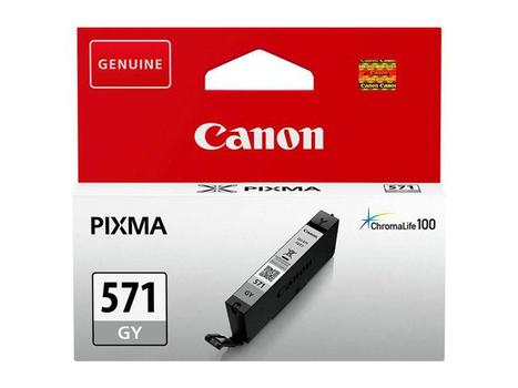 CANON n CLI-571GY - 7 ml - grey - original - ink tank - for PIXMA MG7750, MG7751, MG7752, MG7753, TS8050, TS8051, TS8052, TS8053, TS9050, TS9055 (0389C001)