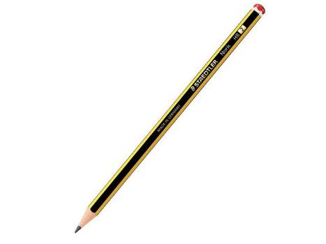 STAEDTLER Noris HB Pencil Yellow/ Black Barrel (Pack 12) - 120-2 (120-2)