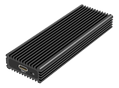 DELTACO External M.2 SSD case, NVMe Sata USB 3.1, USB-C, 10Gbps, black