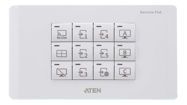ATEN 12-Key Network Remote Pad for VP2730 with PoE (VPK312K1-AT-G)