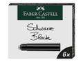 FABER-CASTELL Blekkpatron FABER CASTELL sort (6)