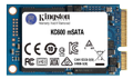 KINGSTON n KC600 - SSD - encrypted - 256 GB - internal - mSATA - SATA 6Gb/s - 256-bit AES - Self-Encrypting Drive (SED), TCG Opal Encryption