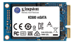 KINGSTON n KC600 - SSD - encrypted - 256 GB - internal - mSATA - SATA 6Gb/s - 256-bit AES - Self-Encrypting Drive (SED), TCG Opal Encryption