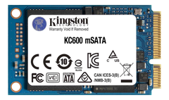 KINGSTON n KC600 - SSD - encrypted - 512 GB - internal - mSATA - SATA 6Gb/s - 256-bit AES - Self-Encrypting Drive (SED), TCG Opal Encryption