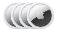 APPLE AirTag - Bluetooth-tagg med antiförlust för mobiltelefon, surfplatta (paket om 4) - för 10.2-inch iPad, 10.5-inch iPad Air, 10.9-inch iPad Air, iPad mini 5, iPhone 11, 12, SE, XR