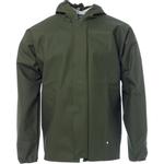 Regnjakke,  ELKA, XXL, grøn, polyester/ PVC *Denne vare tages ikke retur*