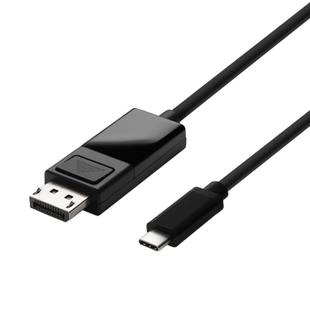 DELTACO USB-C to DisplayPort cable, 32.4 Gbit/s, 1.8 m,Blk (USBC-DP8K180)