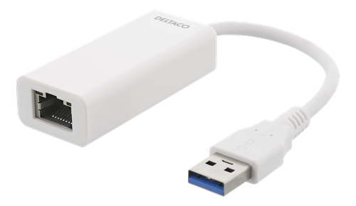 DELTACO USB 3.0 netværksadapter Gigabit (USB3-GIGA4)