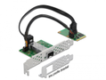 DELOCK Mini PCIe I/O PCIe full size 1 x SFP Gigabit LAN