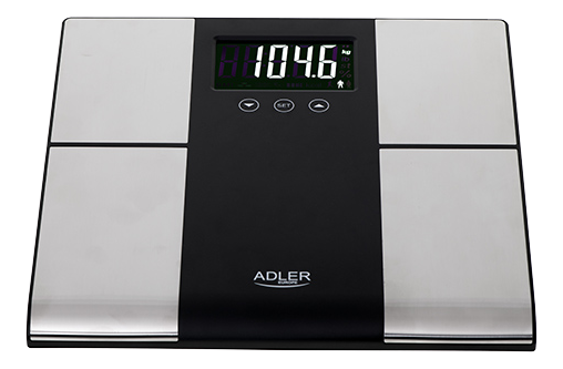 ADLER Bathroom scale with analyzer - 225KG (AD8165)