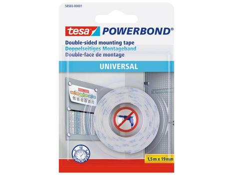 TESA Tape TESA powerbond dobbelsid. 19mmx1,5m (58565-00001-00)