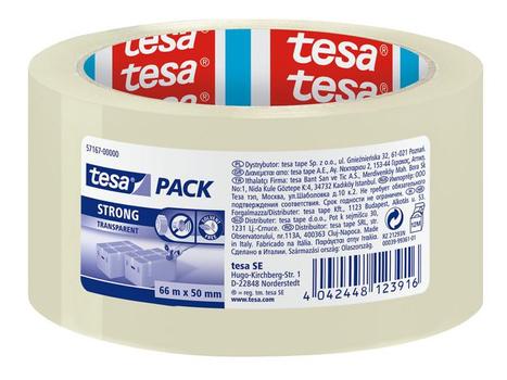 TESA Emballasjetape TESA Strong 50mmx66m klar (57167-00000-05*6)