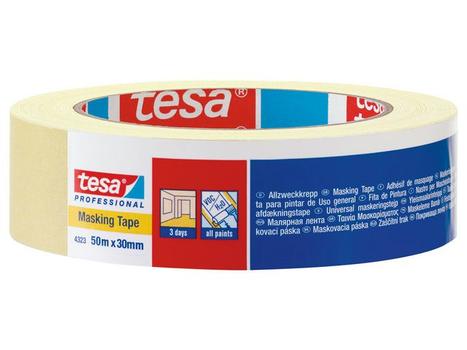 TESA Afdækningstape TESA 4323 30mmx50m (04323-00042-00)