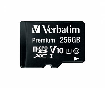 VERBATIM Micro SDXC Premium 256GB Class 10 Incl. Adapter (44087*10)