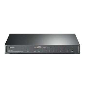 TP-LINK 10-Port Gigabit Easy Smart Switch with 8-Port PoE+ PORT: 8x Gigabit PoE+ Ports,  2x Gigabit Non-PoE Ports,  1x Combo Gigabit SFP Slot SPEC: 802.3at/ af,   123 W PoE Power,   Desktop Steel Case FEATURE:  (TL-SG1210MPE)