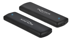 DELOCK External Enclosure for M.2 NVMe PCIe SSD with USB Type-Câ„¢ female - tool free