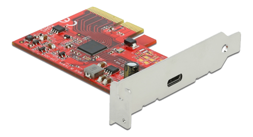 DELOCK PCI Express x4 Card to 1 x external SuperSpeed USB 20 Gbps (USB 3.2 Gen 2x2) USB Type-Câ„¢ female (89035)