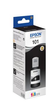 EPSON n Ink Cartridges,  101, 101 4 colour ink bottles, Ink Bottle, 1 x 127.0 ml Black (C13T03V14A)