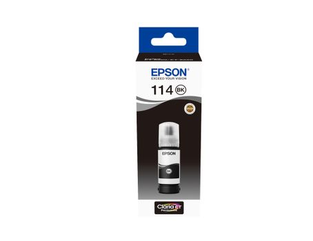 EPSON n 114 - 70 ml - black - original - ink refill - for EcoTank ET-8500, ET-8550 (C13T07A140)