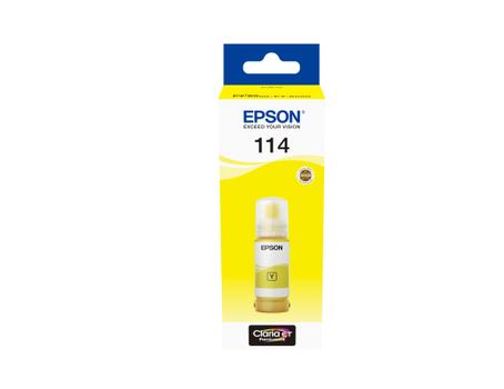 EPSON n 114 - 70 ml - yellow - original - ink refill - for EcoTank ET-8500, ET-8550 (C13T07B440)